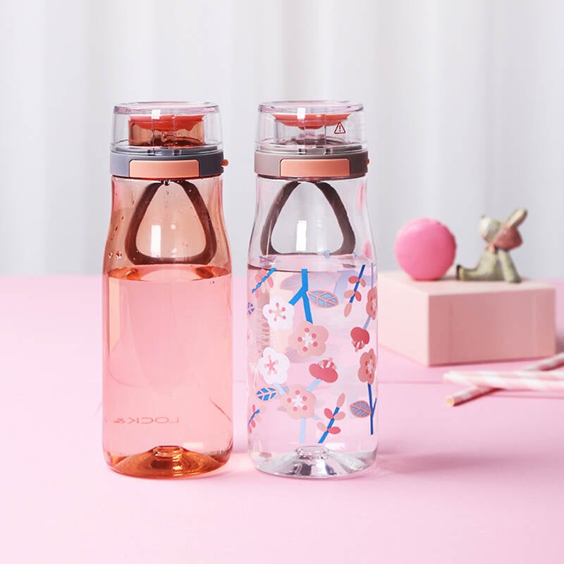 B&igrave;nh Nước One Touch 500ml - 2 M&agrave;u (Xanh Dương, Hồng) - LocknLock -  ABF687 image number null